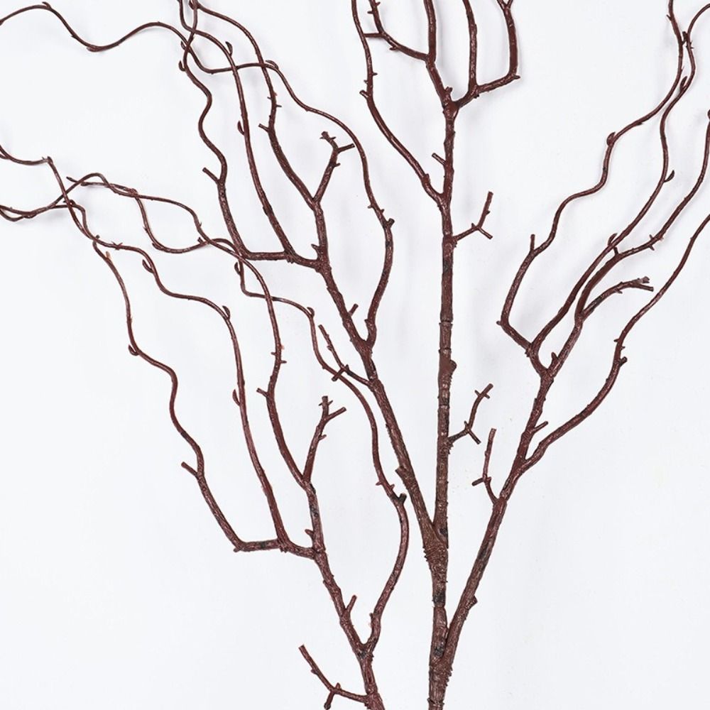 120cmの長さの人工柳の枝。リアルなデザインで、柔らかい質 - Branch Curly Willow のレビューと価格