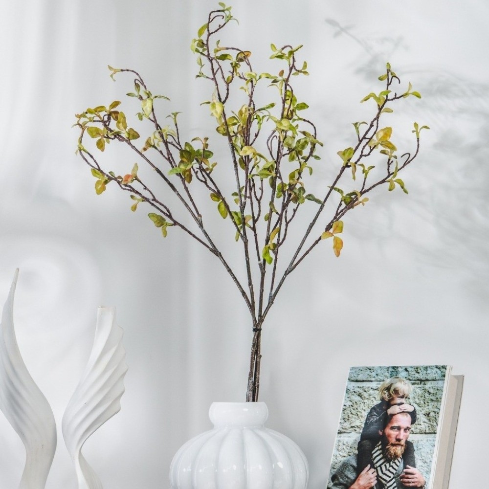 リアルタッチ人工柳の枯れ木花瓶装飾用プラスチック人工緑の茎、 - Branch Curly Willow のレビューと価格