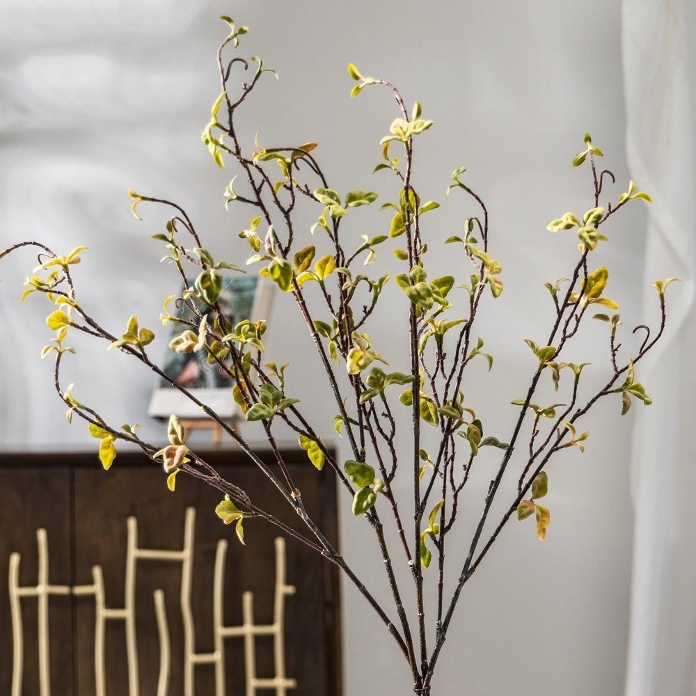 リアルタッチ人工柳の枯れ木花瓶装飾用プラスチック人工緑の茎、 - Branch Curly Willow のレビューと価格
