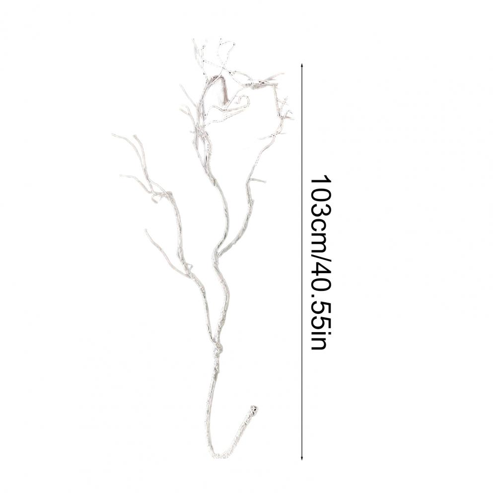 人工枝の装飾品。水やり不要。造花。人工の白いカーリーウィロー - Branch Curly Willow のレビューと価格